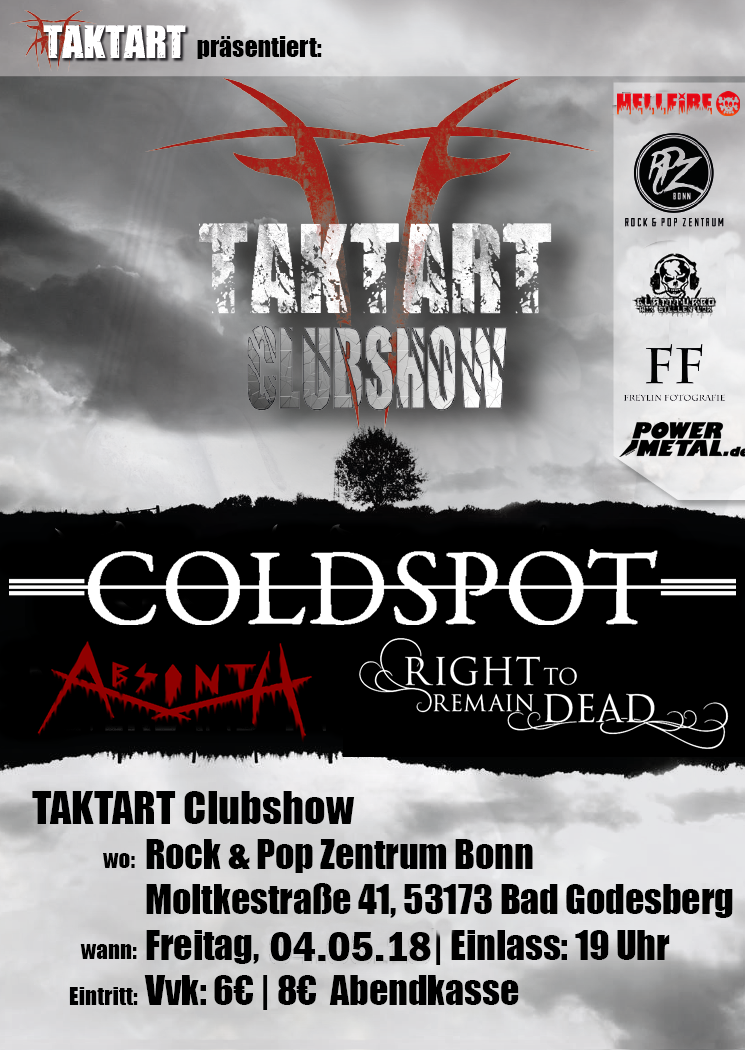 coldspot live im RPZ BadGodesberg RPZ 04.Mai.2018
